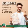 Scadenza 730? Hai tempo fino al 02 ottobre. Contatta la Tua Sede Caf Cisl!